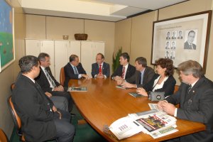 2011 - Visita bancada gaucha e lid minoria